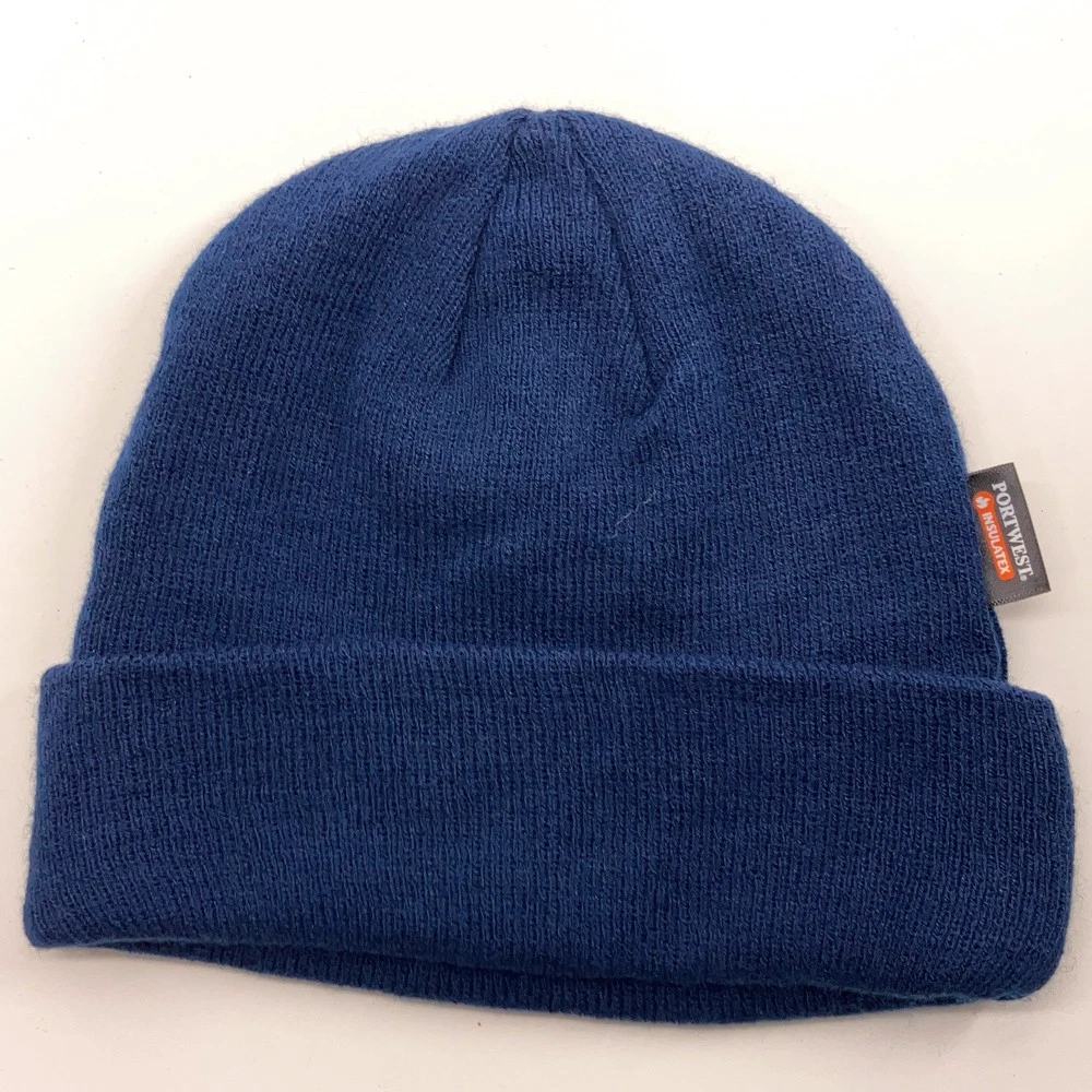 Portwest Navy Blue Winter Cuff Cap