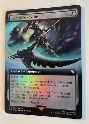 Reaper's Scythe Borderless | Foil | MTG: Final Fantasy | 0117 | NM