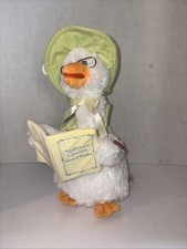 Mother Goose Talking Stuffed Nursery Rhymes Animated Plush 14" Tested New
