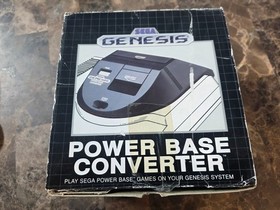 Sega Genesis Power Base Converter  w/box + Genesis Model 1