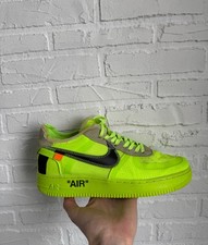 2017 Off-White x Nike Air Force 1 Low 'Volt' size US 10