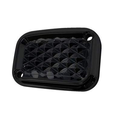 Covingtons Front Master Cylinder Cover - Diamondback - Black - C3056-B