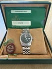 1984 Vintage Rolex Datejust Men's Black Dial Stainless Steel Jubilee Box Papers