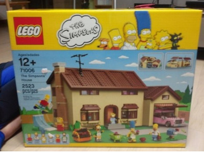 LEGO Simpsons House 71006 Collectible Creator Expert Factory Seal Bag geöffnet.