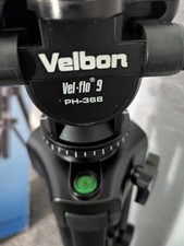 Velbon Videomate III Tripod w/ Vel-Flo 9 PH-368 Fluid Head Box