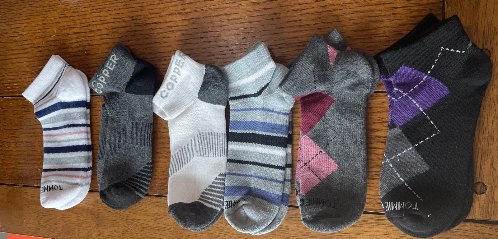 Tommie Copper Ankle Socks 6 Pack. Women’s Size 7-9.5. New!!