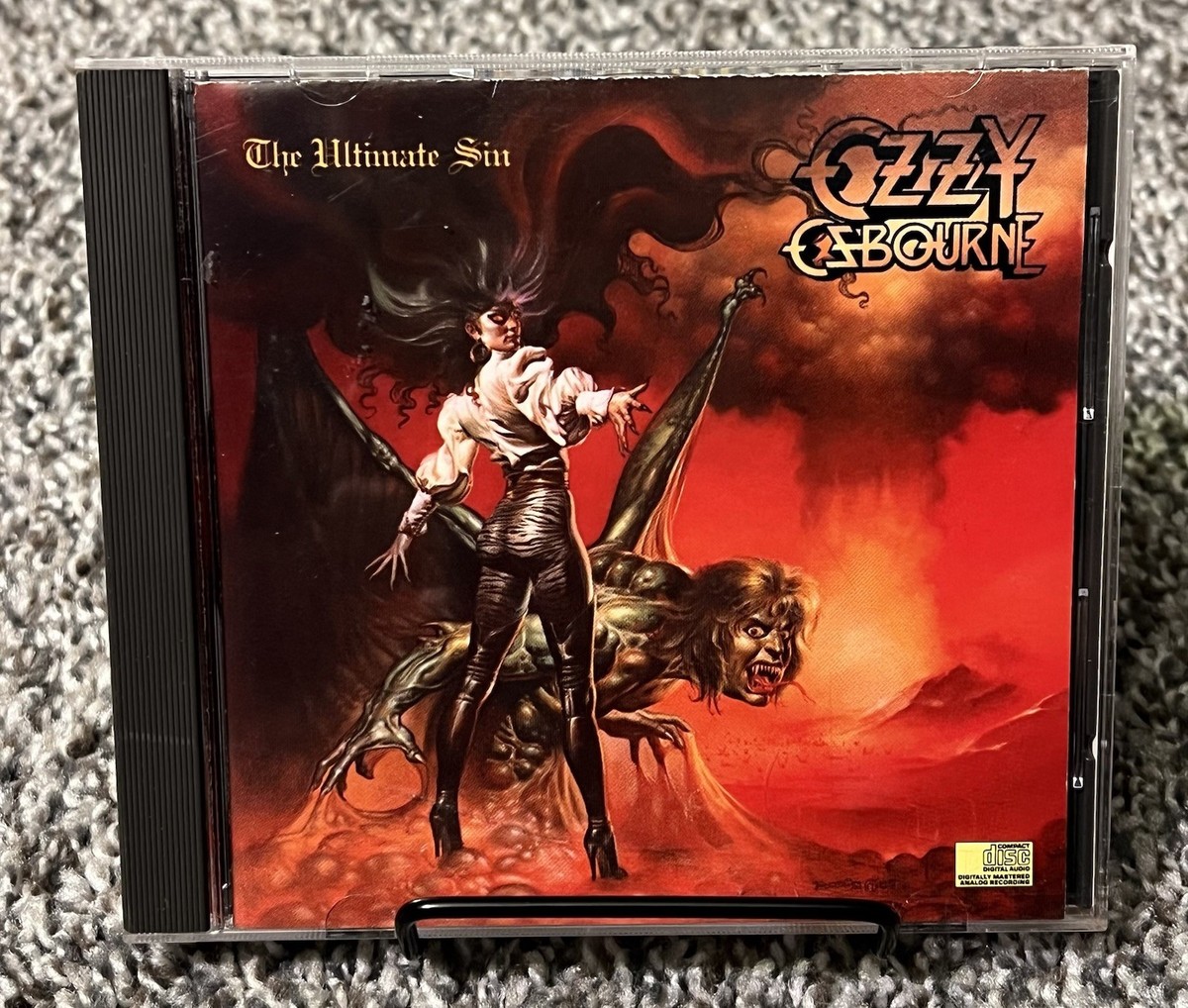 USオリジナル OZZY OSBOURNE - The Ultimate Sin Ozzy Osbourne – The Ultimate Sin ZK 40026 1986 CD Original