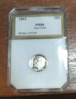 1963 Roosevelt Slabbed Proof Dime - PCI Certified