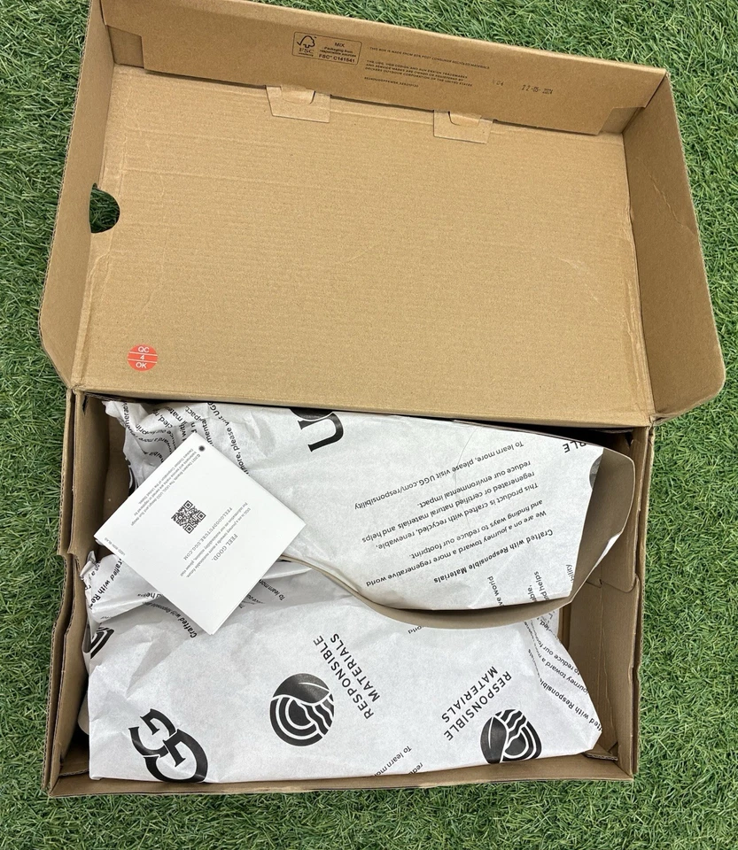 UGG Women's Tazz Platform Slipper Sand Authentic W/ Blue 1122553 All Sizes - Image 4 of 4