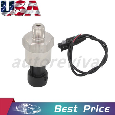 #ad 100PSI Pressure Transducer Sender Sensor 5V FITS Oil Fuel Air Gas $18.49