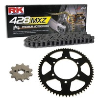 Kettensatz Yamaha XT 125 R 05-12 Kette RK 428 MXZ 128 Offen 14/50