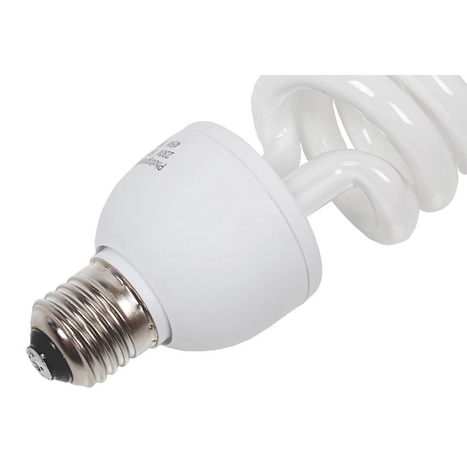 New Energy Saving Daylight 45W 5500K Balanced Bulb For Studio Photo Video Tent - Image 4 of 4