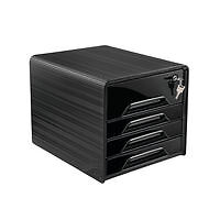 Image of CEP Smoove Secure 4 Drawer Module with Lock Black 7-311S Black