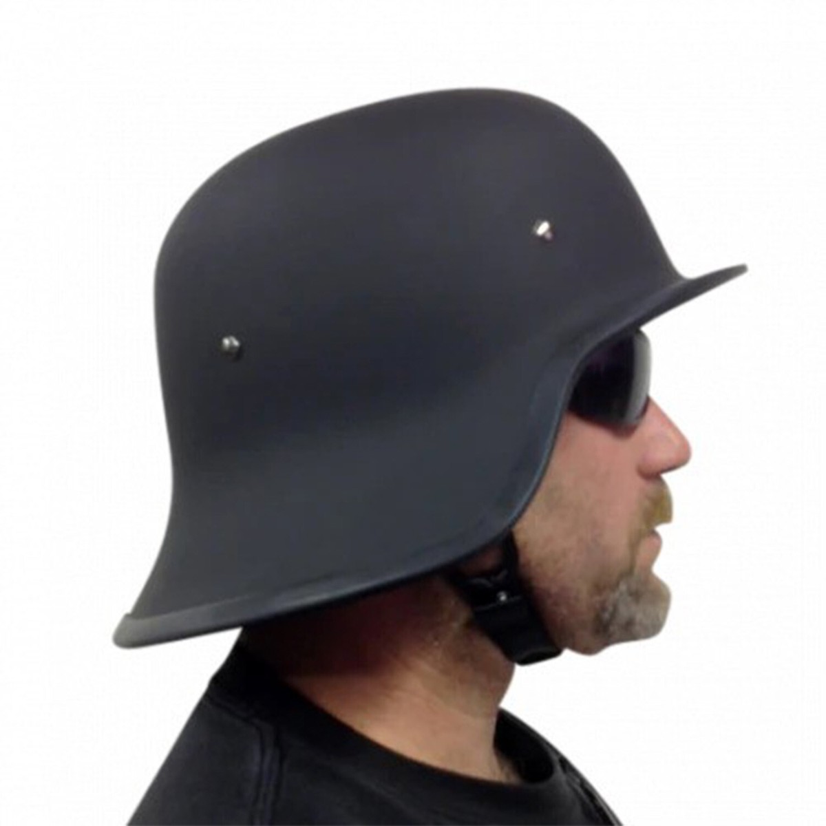 Motorcycle Helmets DOT Adult Half German Skull Cap Scooter Chopper