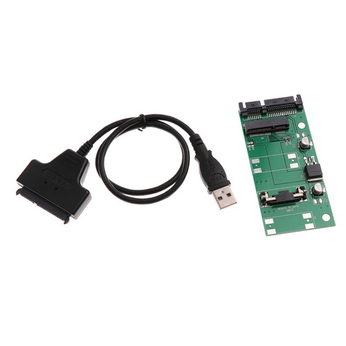USB to mSATA Adapter Converter PCI-E SSD 50mm to 2.5" SATA Converter Adapter
