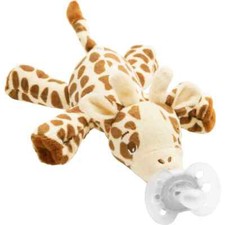 Philips Avent Giraffa Coccoccoccole Pettorina Bambino con Succhietto Ultra Morbido Peluche Giocattolo