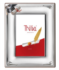 Cornice Porta Foto 13 x 18 In Argento Regalo Laurea THILIA ARGENTI Intera 21 x27
