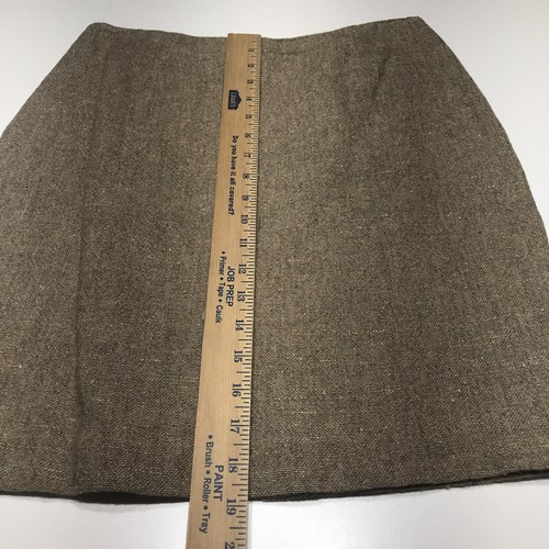 Ann Tjian for Kenar Skirt Suit Set Womens Size 14/10 Linen Wool Blend 2 Piece - Picture 21 of 22