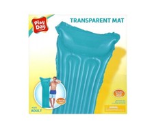 PLAY DAY 2pk Blue And Green Mat Float For Pool/Beach 5'/6 Long Adult New