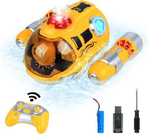 RC Boot Spielzeug Speedboot Schiff Boot Rennboot w Wassernebel, 2 Propellermotor - Bild 8 von 18
