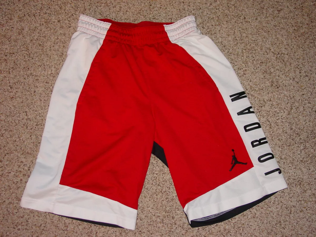 Jordan white store basketball shorts