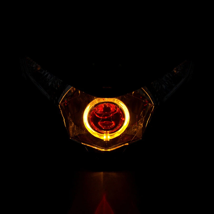 Headlight Projector HID Lamp Red Demon Eye Fit For Honda CBR250R 250 R 2011-2013 Foto 4 de 4