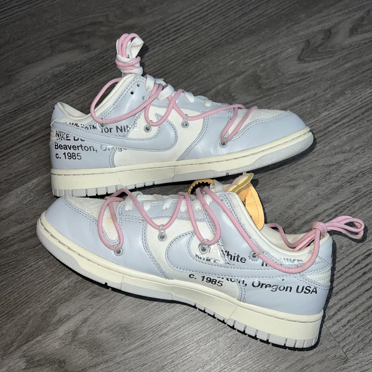 Size 9 - Nike Off-White x Dunk Low Lot 09 of 50 With Box