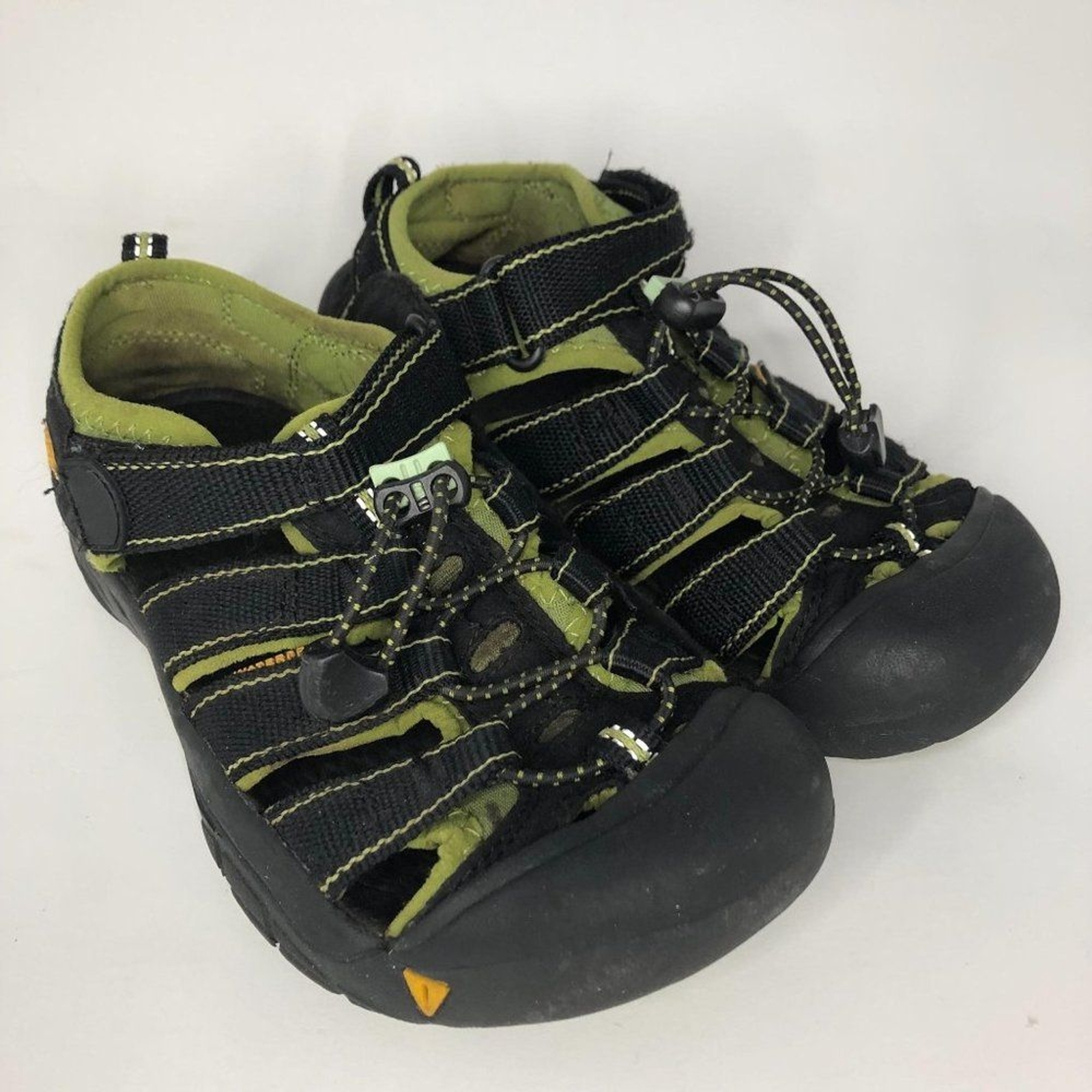 Sandali da acqua per bambini KEEN Newport H2 taglia 2 scarpe da trekking nero verde