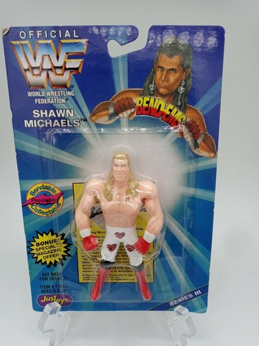 1996 WWF Just Toys Shawn Michaels Bend-ems Wrestli...