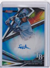 Estanli Castillo 2022 Bowman's Best Refractor Blue Auto /150 $1.50 SHIPPING
