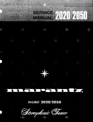 Manuale Di Servizio Per Lettore Marantz UD-7007 (Nuovo, In Ottime Condizioni)