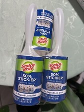 Scotch Brite 3M Lint Roller 50 Stickier 475 Sheets For PET HAIR, CRUMBS