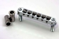 TonePros Metric Tuneomatic Locking Bridge TPFP-C CHROME for Les Paul SG Guitar