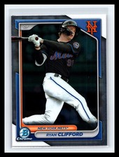 🔥 RYAN CLIFFORD 2024 BOWMAN CHROME PROSPECTS RC # 1