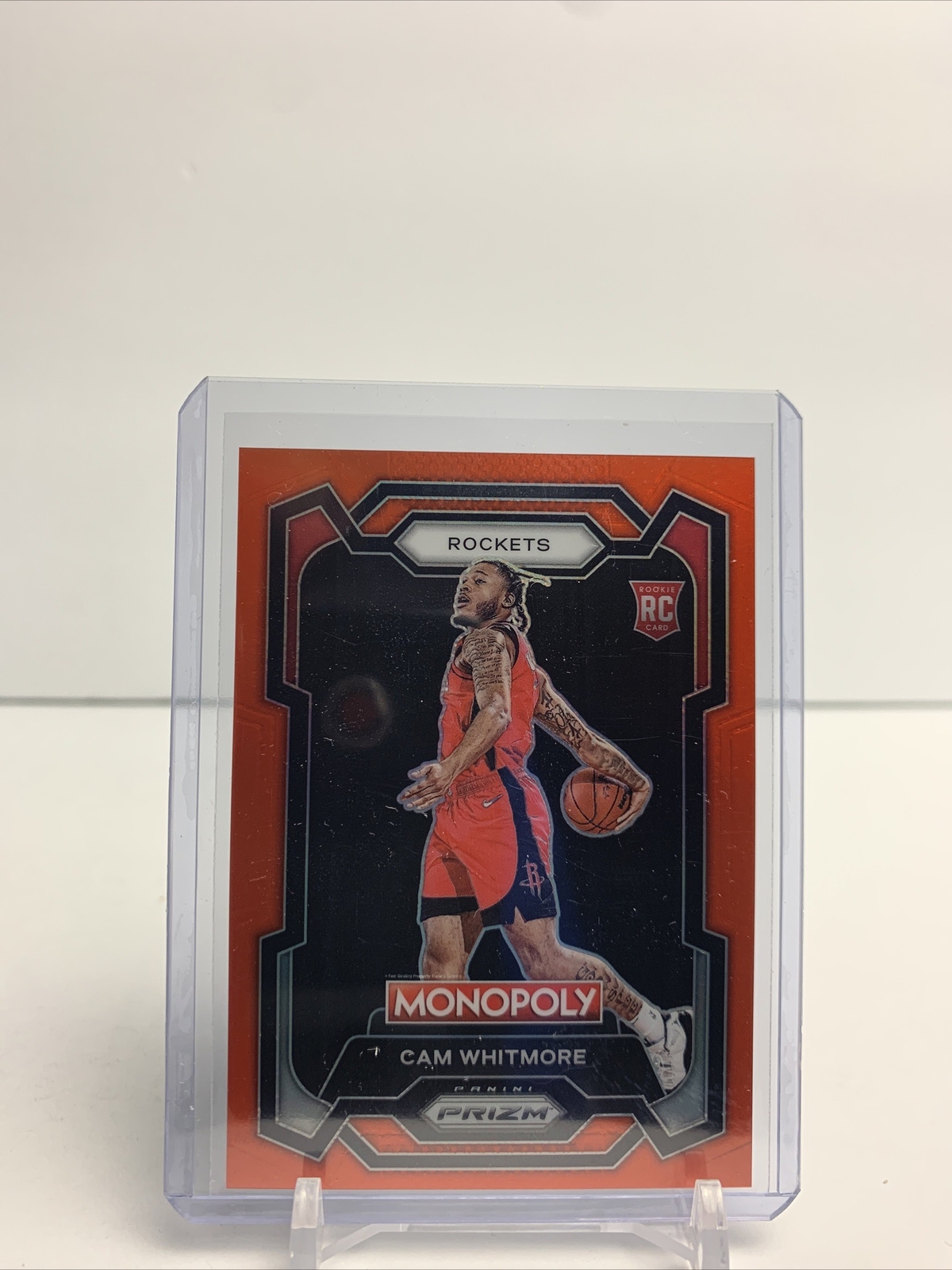 2023-24 Panini Prizm Monopoly - ORANGE HOLO #31 Cam Whitmore RC 69/124
