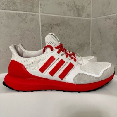 adidas ULTRABOOST Sneaker Size 9.5 Men White Red