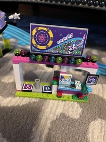 Lego Friends 41130 Roller Coaster, Box Manuals Figures. Missing 1 Piece