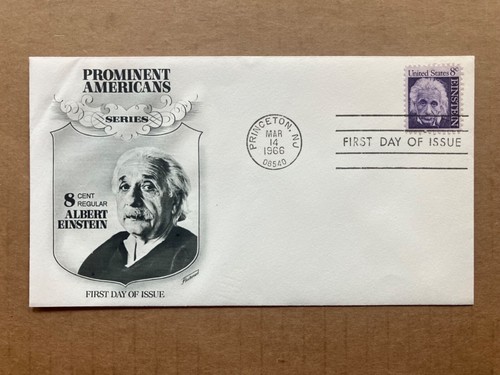 1966 8c Albert Einstein 1285 FDC Lot of (6), Fleetwood, HF, Artmaster, Art Craft - Picture 2 of 13