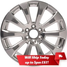 New 22 Polished Wheel For 2019-2021 Chevy Silverado 1500 21-24 Suburban Tahoe