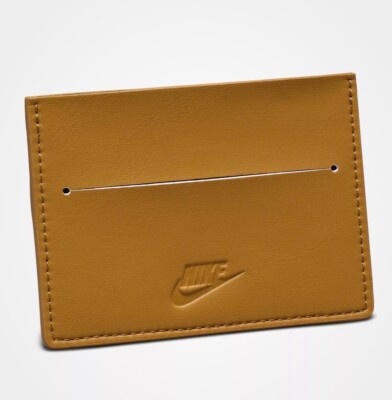 完売必須!☆Nike Icon Air Force 1 Card Wallet NEW** NIKE Icon Air Force 1 Card Wallet BROWN N1009738-715