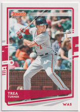 2020 Donruss Photo Variation SP #108 Trea Turner Washington Nationals