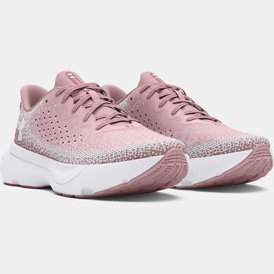 Under Armour Infinite UA Pink Elixir White Women Running Shoes