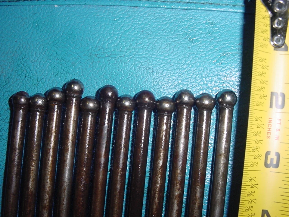 Ford Mustang Falcon Fairlane 1966-70 varilla de empuje de 6 cilindros (12) aproximadamente 8 1/4" sin ajuste Foto 3 de 4