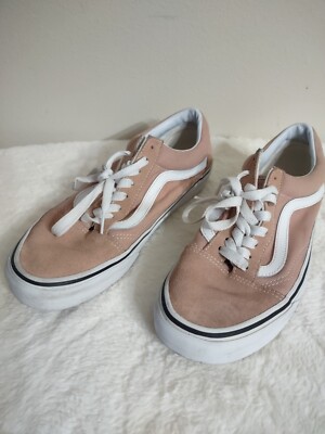 Vans Size Men's Women's Old Skool Classics Peach Skateboarding Shoes 