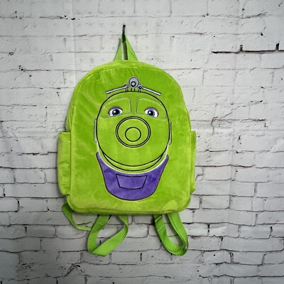 Chuggington Koko Train Engine Plush 12  Small Kid s Backpack Bag Herschend NWOT