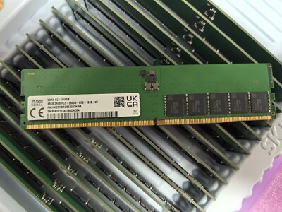 SK hynix 48GB DDR5 5600 ECC EC4 UDIMM RAM 2Rx8 PC5-5600B-EE0 for