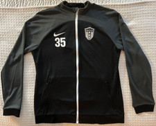 Nike Women's Full Zip Track Jacket Medium Black Soccer Warm Up NWT Dri-FIT Sz M