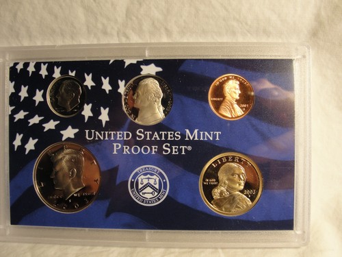 2003-S U.S. MINT PROOF SET (10 COINS) Z352 - Picture 2 of 7