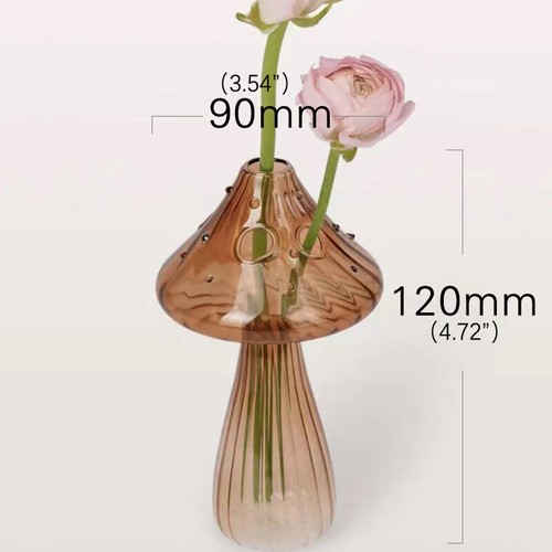 Mushroom Glass Vase Aroma Bottle Creative Home 'Hydroponic Flower Table - Picture 6 of 19