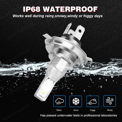Faros LED bombillas altas bajas para Toyota Yaris Hatchback 1,5 L 2007-2020 H4/9003 - Imagen 4 de 10